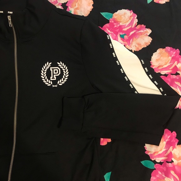 ❌SOLD❌ VS PINK logo track jacket - Picture 3 of 4